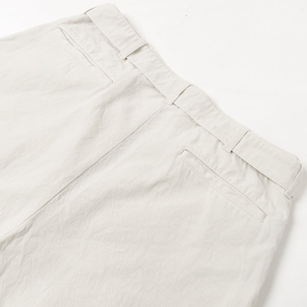 BELTED PANTS ORGANIC COTTON HIGH TWIST TWILL