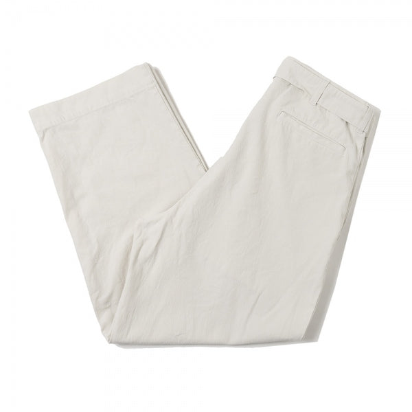 BELTED PANTS ORGANIC COTTON HIGH TWIST TWILL