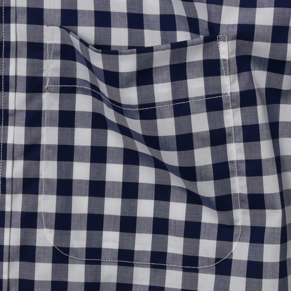 REGULAR COLLAR SHIRTS S/S THOMAS MASON GINGHAM