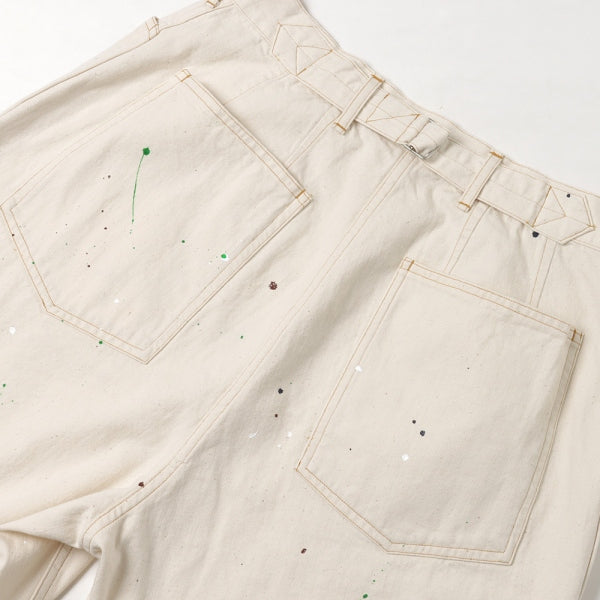 M-35 PAINTED PANTS 10oz ORGANIC COTTON DENIM