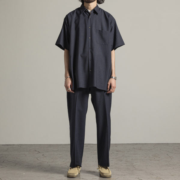 COMFORT FIT SHIRT S/S SUPER120s WOOL TROPICAL