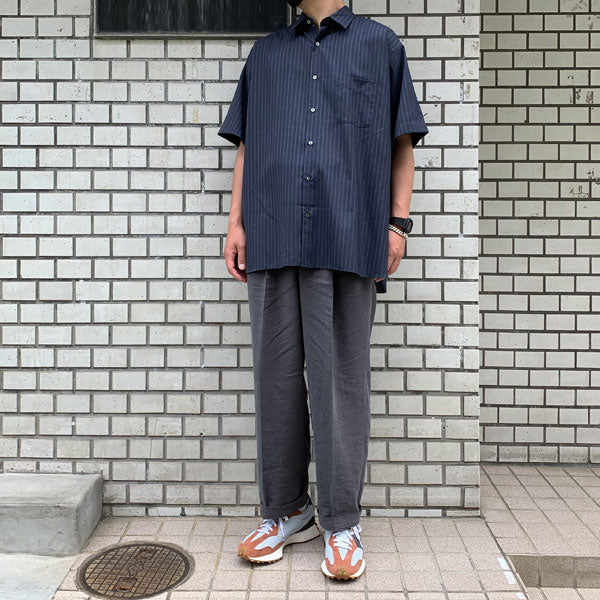 COMFORT FIT SHIRT S/S SUPER120s WOOL TROPICAL