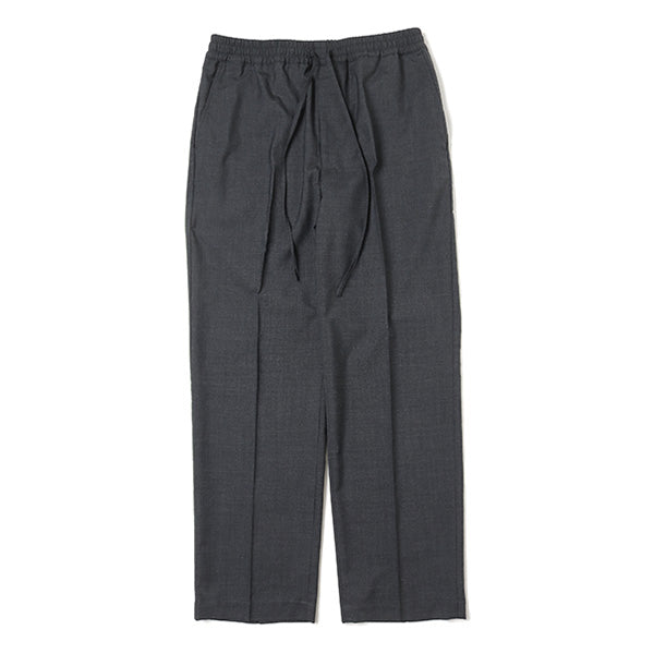 FLAT FRONT EASY PANTS SUPER120s WOOL TROPICAL