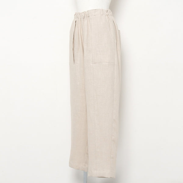 LINEN GATHER PANTS