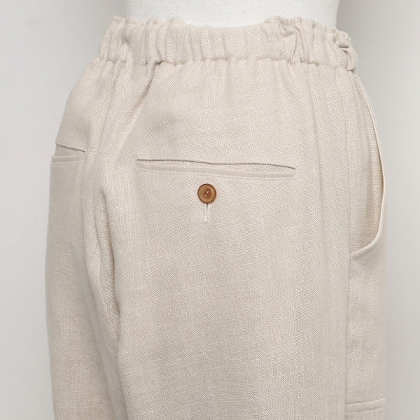 LINEN GATHER PANTS