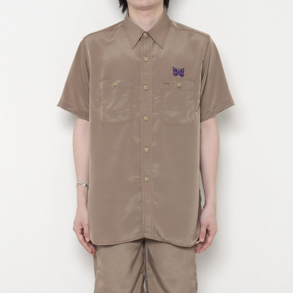 S/S Work Shirt - Poly Cloth