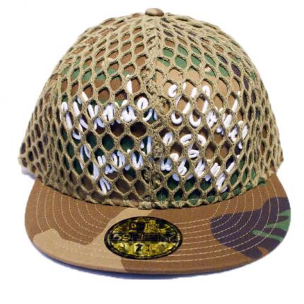 NEW ERA MESH ON CAMO CAP