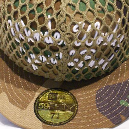 NEW ERA MESH ON CAMO CAP