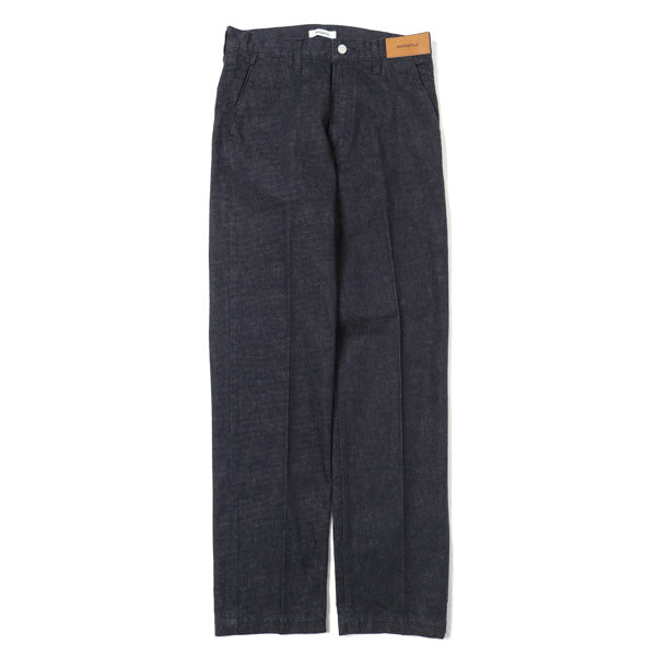 No Fade Wash Straight 5P Denim Trousers