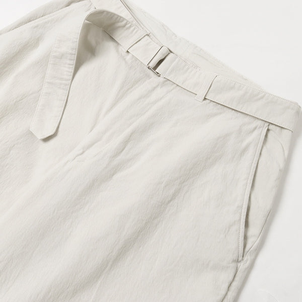 BELTED PANTS ORGANIC COTTON HIGH TWIST TWILL