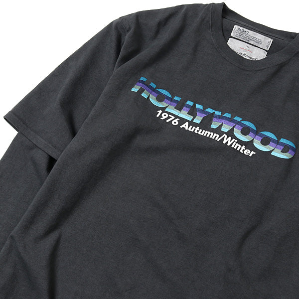 DAIRIKU 20aw “HOLLYWOOD” Layered T-shirt