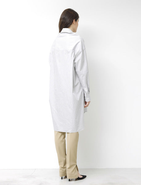 c.stripe long neck shirt