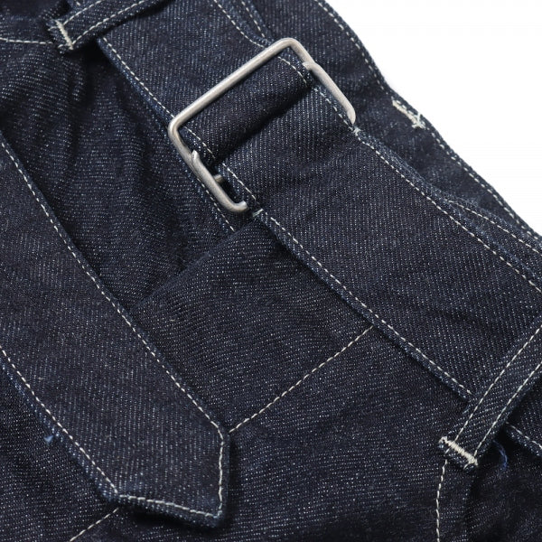 12.9oz Denim Long Belted Pants