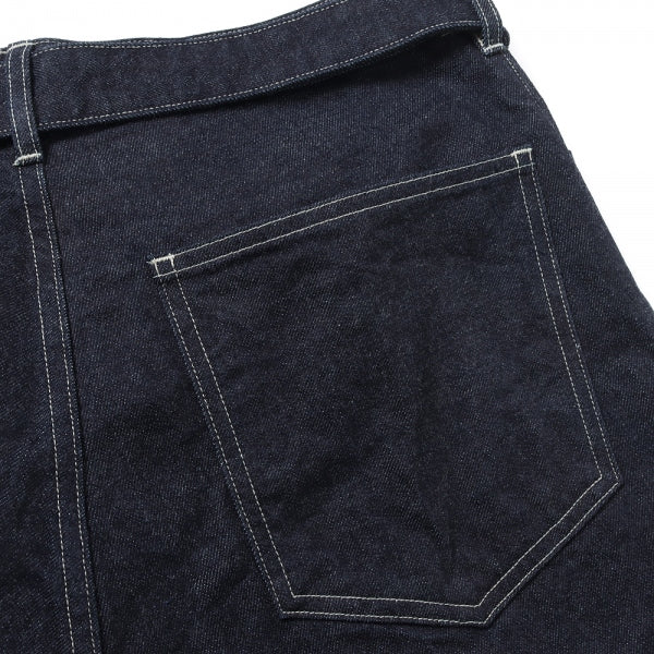 12.9oz Denim Long Belted Pants