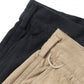 ARTISAN TUCK SHORTS LINEN COTTON TWILL HAND DYED