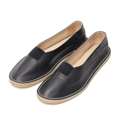 LEATHER SLIP-ON MADE BY FOOT THE COACHER