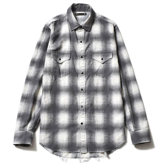 Smoky Ombre Check Western SH