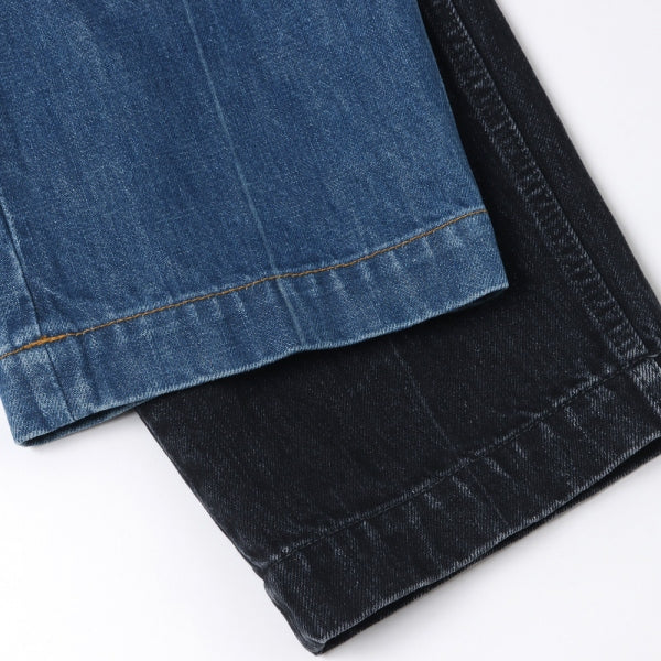 Denim Straight Trousers