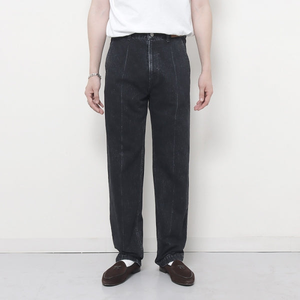 Denim Straight Trousers