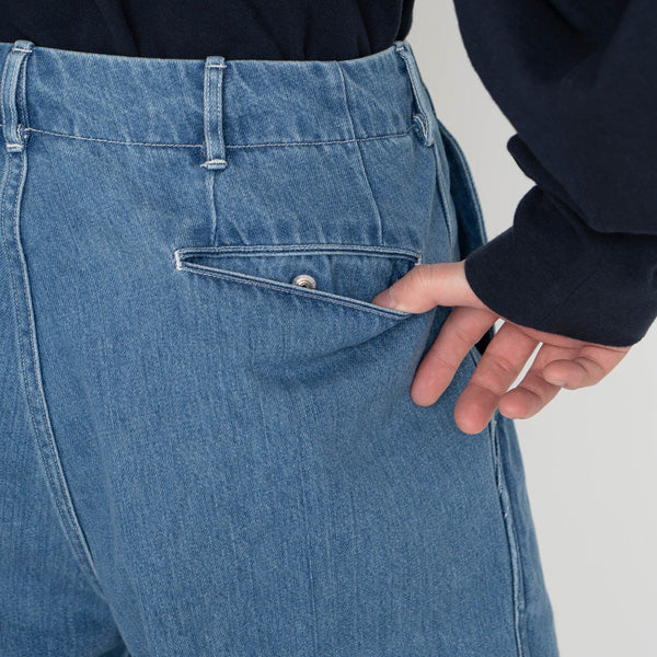 Denim Wide Pants