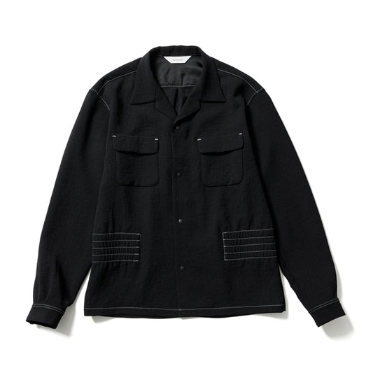 YOURYUU OPEN COLLAR SHIRT