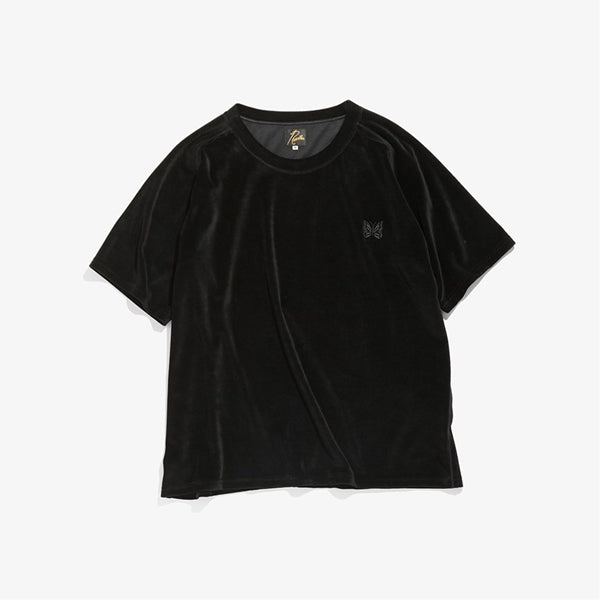 S/S U Neck Tee - C/Pe Velour