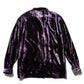 VELVET OPEN COLLAR SHIRT