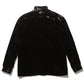 VELVET OPEN COLLAR SHIRT