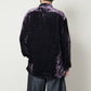 VELVET OPEN COLLAR SHIRT