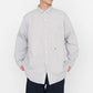 Regular Collar Stripe Wind Shirt