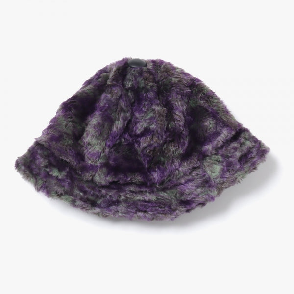 Bermuda Hat - Faux Fur / Uneven Printed