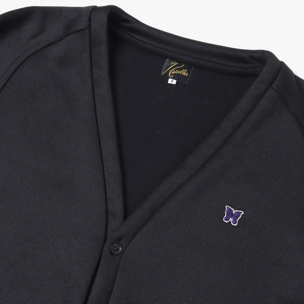 V Neck Cardigan - PE/C Lined Fleece