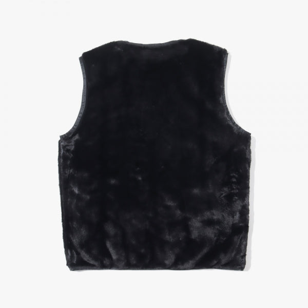 W.U. Piping Vest - Micro Fur (LQ290) | NEEDLES / トップス (MEN