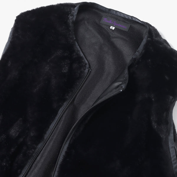 W.U. Piping Vest - Micro Fur