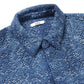 CROCHET KNIT L/S SHIRTS - hand-dyed indigo -