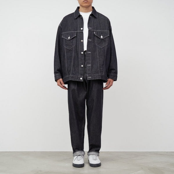 Colorfast Denim Trucker Jacket (GU223-30041B) | Graphpaper 