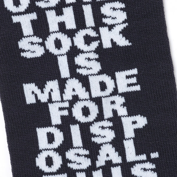 MADE FOR DISPOSAL SOCKS