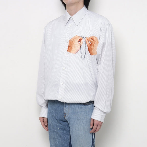 HAND-EMBROIDERY PHOTO STITCH SHIRT