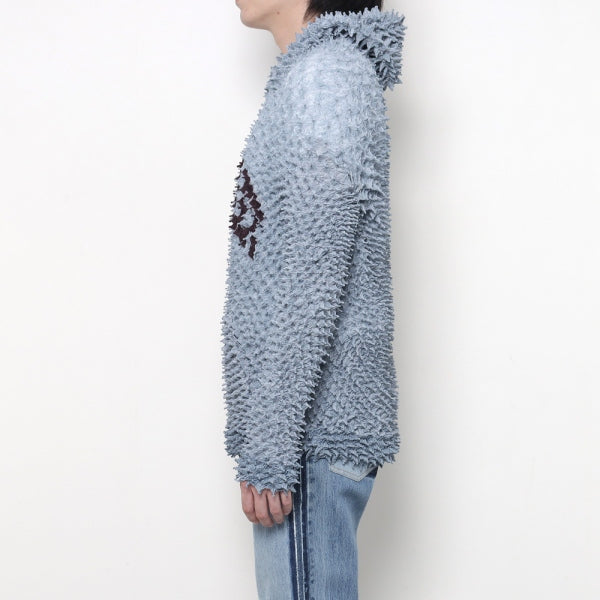 SHIBORI COLLEGE LOGO PRINT HOODIE