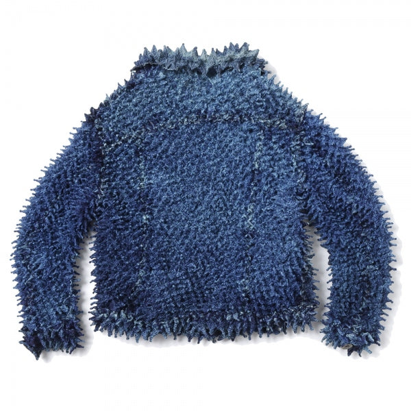 SHIBORI PHOTO PRINT DENIM JACKET