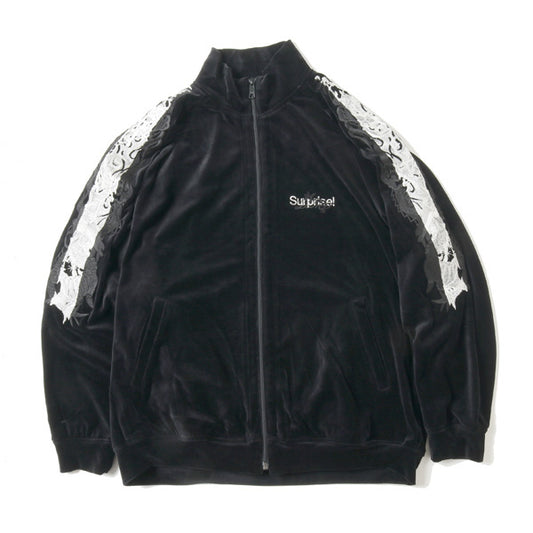 LINED CHAOS EMBROIDERY TRACK JACKET