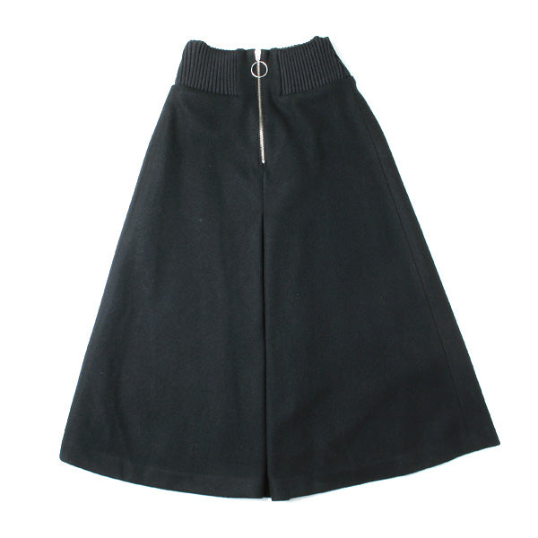 High-waist rib skirt