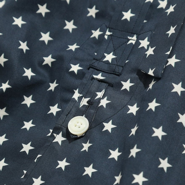 Ascot Collar EDW Shirt - Cotton Sateen / Pt.