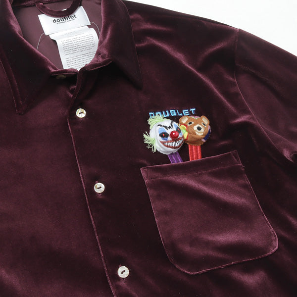 PUPPET EMBROIDERY VELOUR SHIRTS