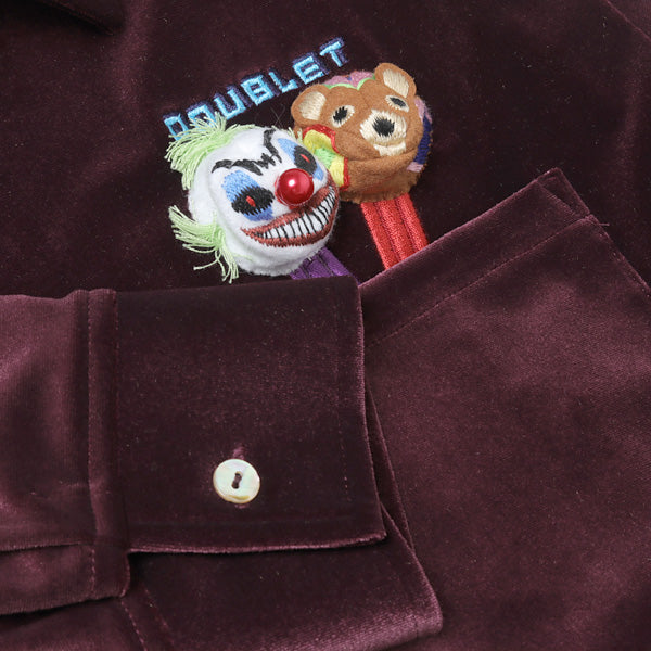 PUPPET EMBROIDERY VELOUR SHIRTS