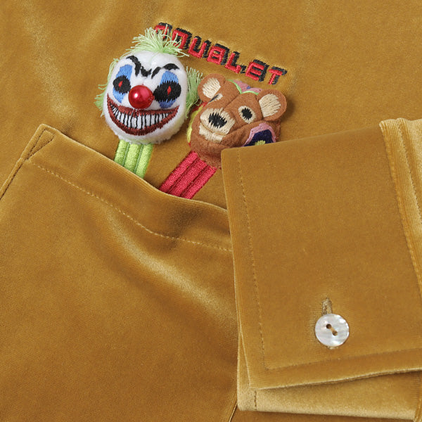 PUPPET EMBROIDERY VELOUR SHIRTS