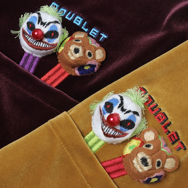 PUPPET EMBROIDERY VELOUR SHIRTS
