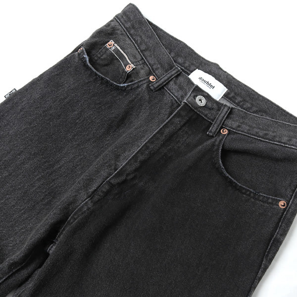 UPCYCLE ORIGINAL DENIM PATCHWORK PANTS