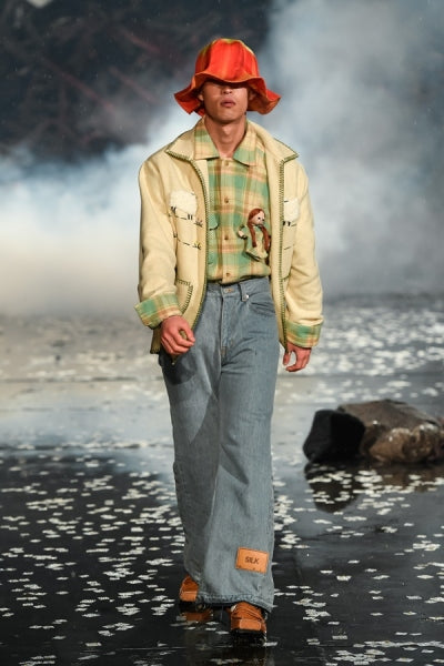 UPCYCLE ORIGINAL DENIM PATCHWORK PANTS