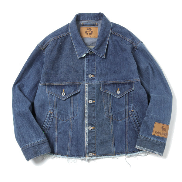 UPCYCLE ORIGINAL DENIM PATCHWORK JACKET